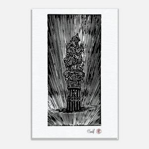 The Fountain, Bern — Canvas reproduction