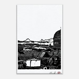 Above Bern — Canvas reproduction