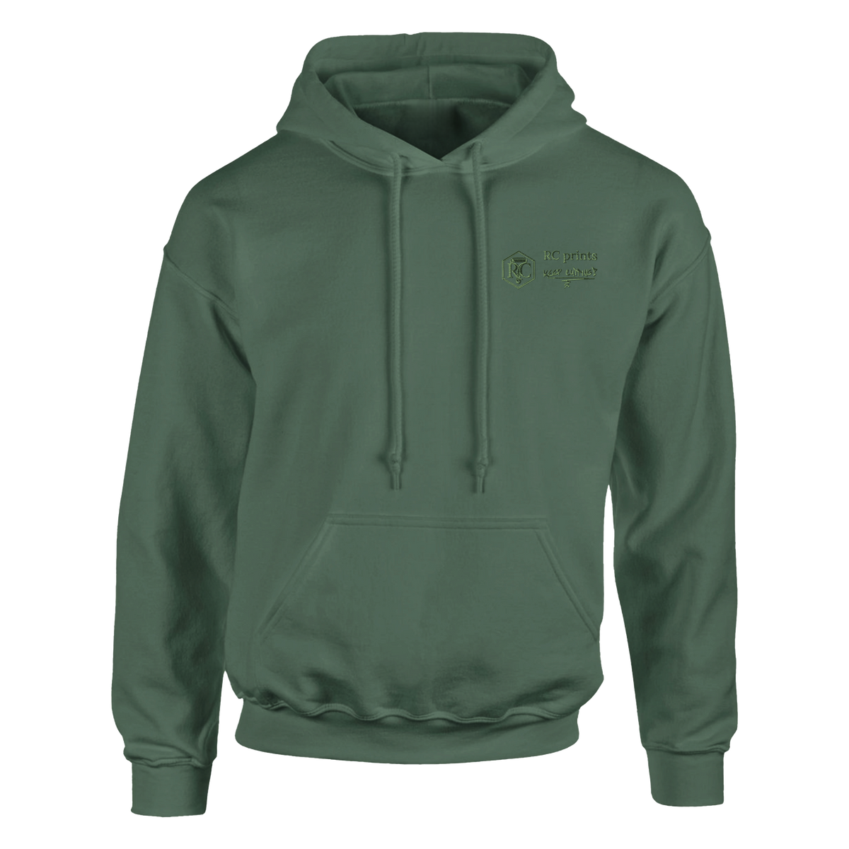 RC prints hoodie, military green