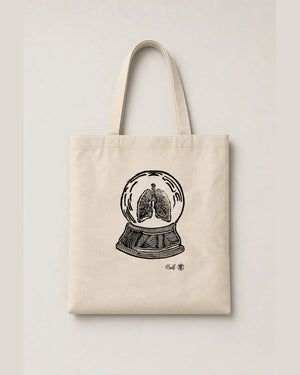 Snow Globe — Lungs — Tote bag
